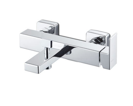 MISCELATORE MONOCOMANDO VASCA ESTERNO CON DEVIATORE AUTOMATICO VEMA LYS OTTONE V25080