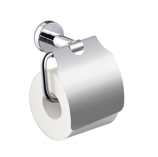 PORTA ROTOLO A MURO CON COPERCHIO VEMA OTTONE V27355