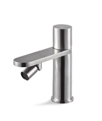 MISCELATORE MONOCOMANDO BIDET VEMA VENY STEEL ACCIAIO V29071 SENZA SCARICO