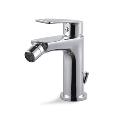 MISCELATORE MONOCOMANDO BIDET VEMA OTEN OTTONE V30070 CON SCARICO