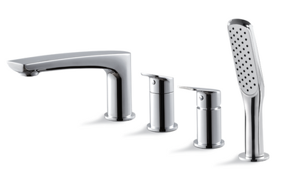 GRUPPO BORDO VASCA CON DEVIATORE VEMA OTEN OTTONE V30150