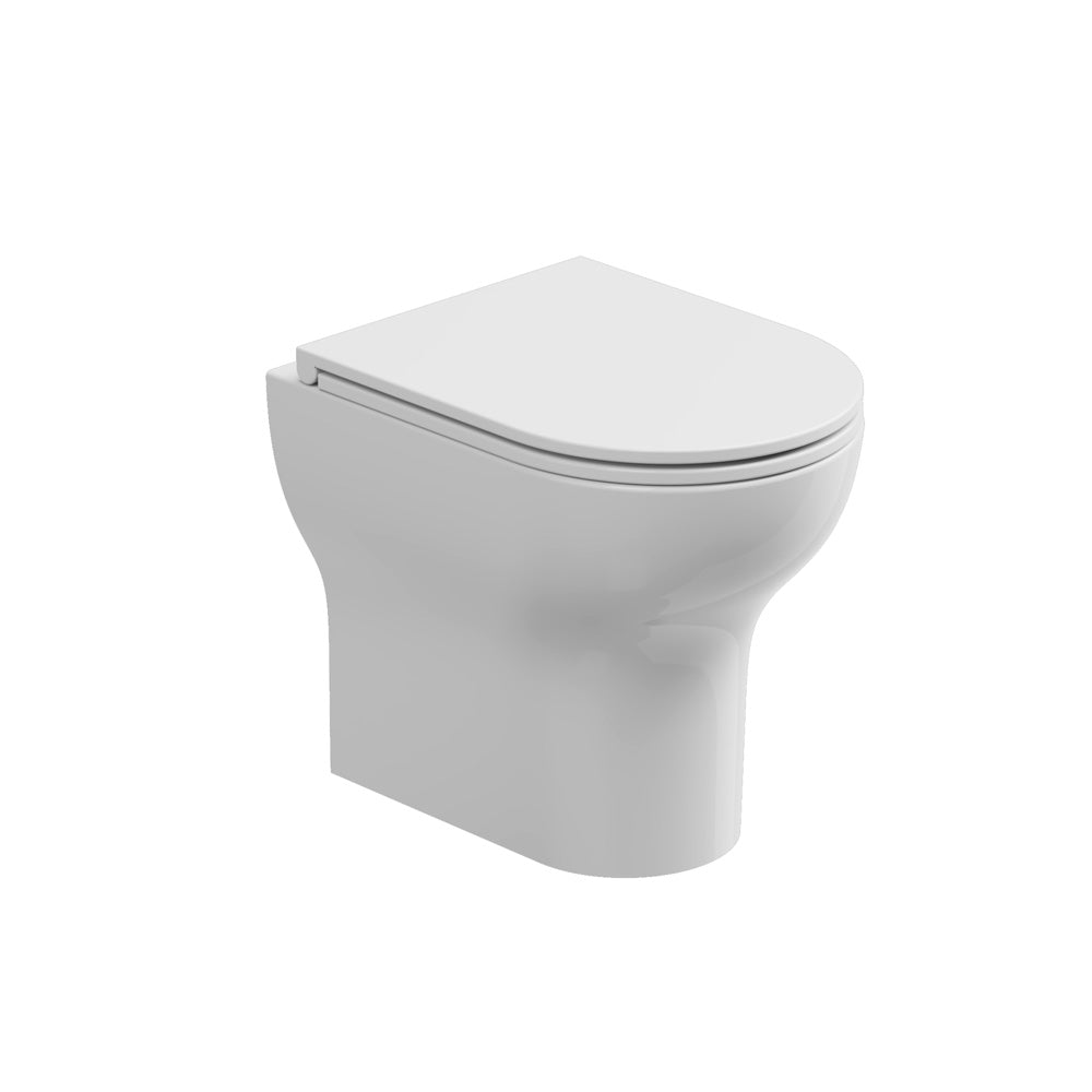 Vaso WC a Terra in ceramica Rimless GSG SPEED Bianco Lucido
