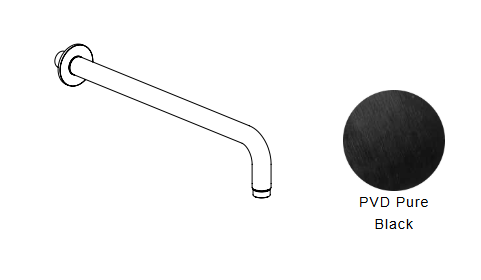 BRACCIO DOCCIA A PARETE NIC DESIGN MADE 35 cm