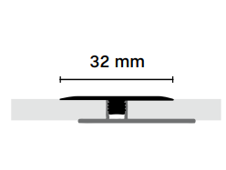Giunto a T coordinato SPC Woodco Flow effetto legno cemento