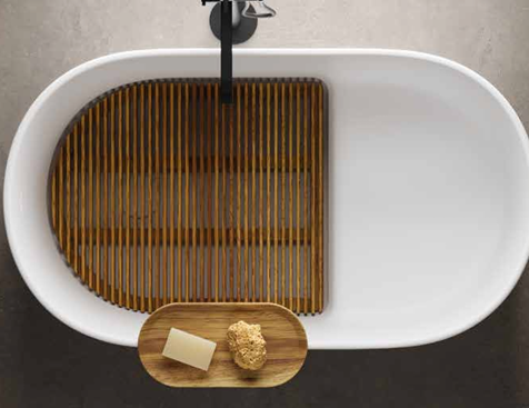 GRIGLIA IROKO NATURALE x VASCA NIC DESIGN SIZE