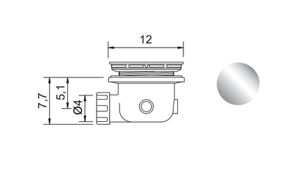 Piletta per PIATTO DOCCIA in Ceramica NIC DESIGN PLAID