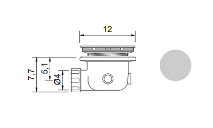 Piletta per PIATTO DOCCIA in Ceramica NIC DESIGN PLAID