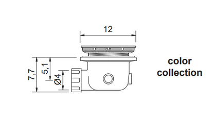 Piletta per PIATTO DOCCIA in Ceramica NIC DESIGN PLAID