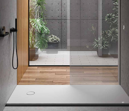 Piatto Doccia in ECOBIOSOLID NIC DESIGN PLAID 90 cm