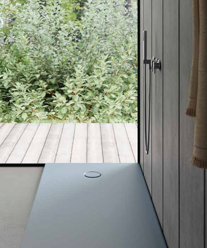 Piatto Doccia in ECOBIOSOLID NIC DESIGN PLAID 70 cm