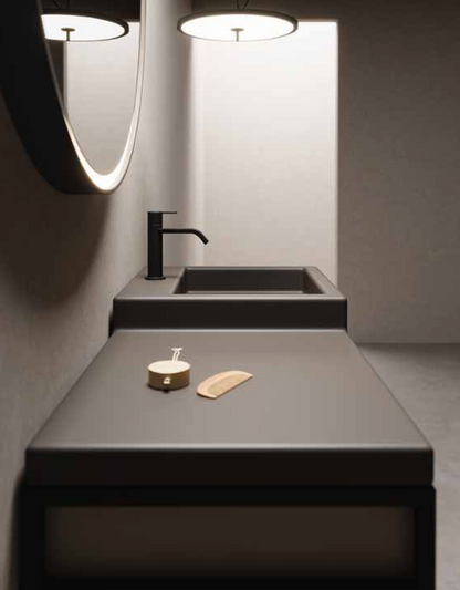 Mobile da Bagno NIC DESIGN SEMPLICE 105 Lavabo Argilla/Sabbia - 105x48x8 cm