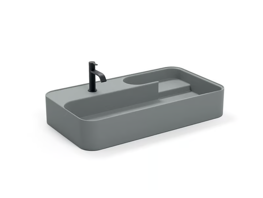 Lavabo da Appoggio/Sospeso in ceramica NIC DESIGN TRAMA 95/131