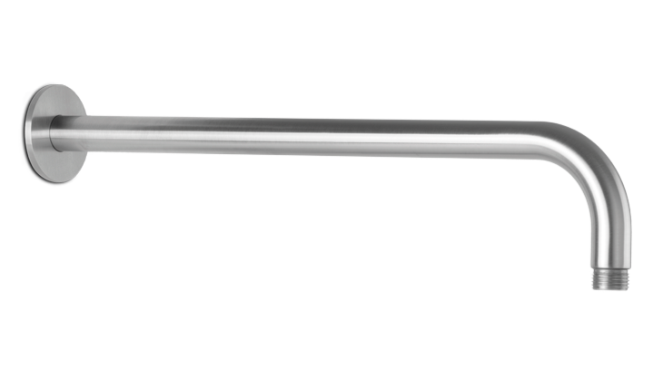 BRACCIO SOFFIONE A PARETE L. 400 mm VEMA WELLNESS STEEL ACCIAIO V08253