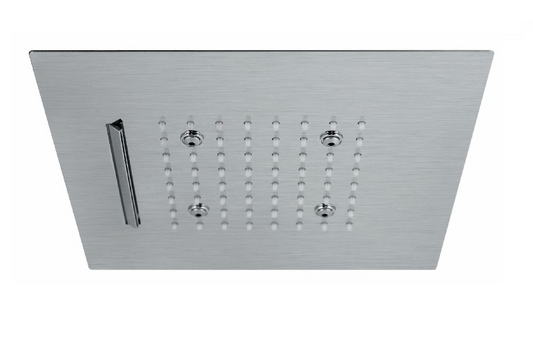 SOFFIONE ULTRASLIM QUADRO AD INCASSO 300x300 mm VEMA WELLNESS BRASS OTTONE V08275