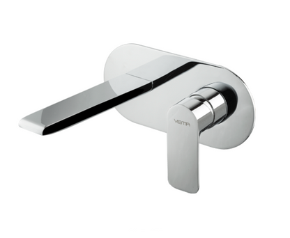 GRUPPO MISCELATORE MONOCOMANDO LAVABO A PARETE L. 180 mm VEMA SLATE OTTONE V14050