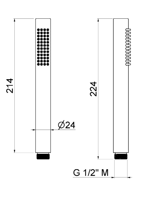 DOCCETTA MONO-GETTO VEMA ACCIAIO V17180