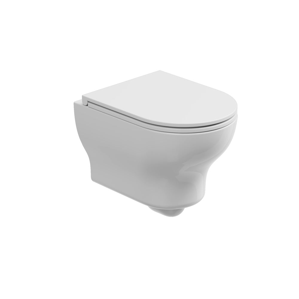 Vaso WC Sospeso in ceramica Rimless GSG SPEED Bianco Lucido